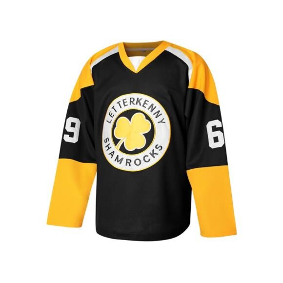 NWT Multiple Sizes Waffle Shoresy Letterkenny Shamrocks Hockey Jersey Rare - Picture 2 of 5